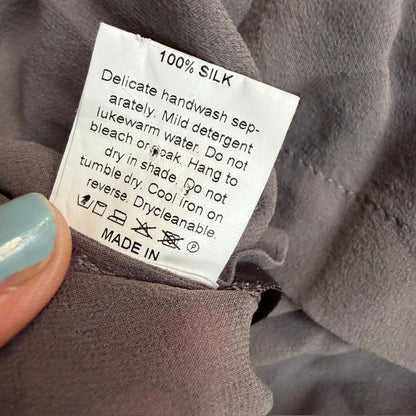 ZAMBESI / silk longsleeved tee / 12 / made in nz (3917699507892534418)