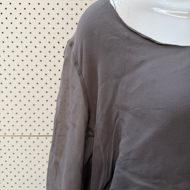 ZAMBESI / silk longsleeved tee / 12 / made in nz (3917699514563403222)