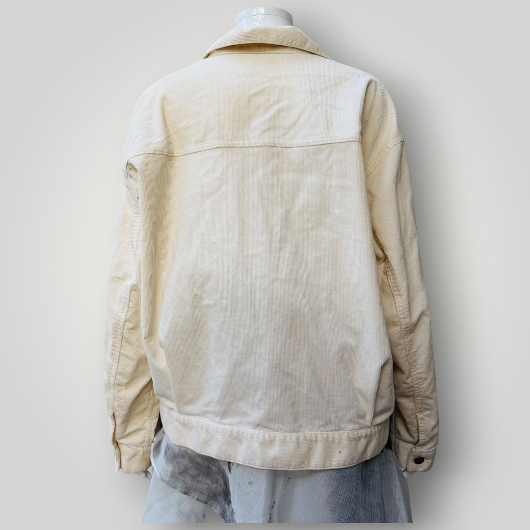 UNIQLO / corduroy jacket / cream / XXL (3917700383642206737)