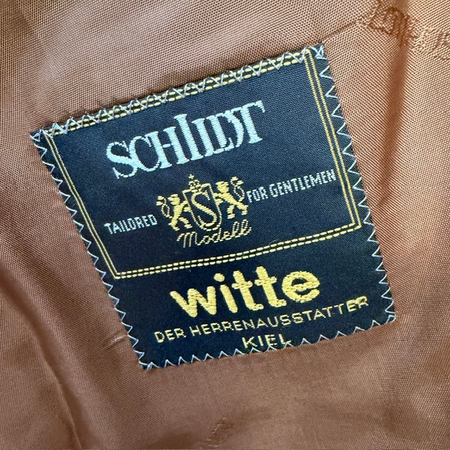 1970s german vintage / Schildt / wool tweed blazer / XL (3917847276755971204)