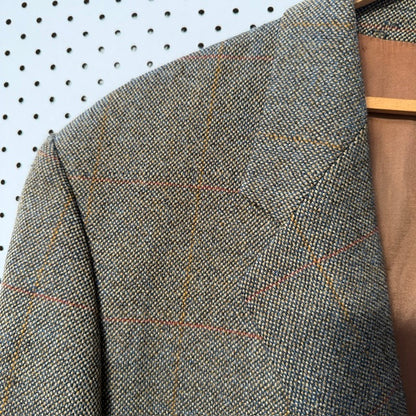 1970s german vintage / Schildt / wool tweed blazer / XL (3917847286976482567)