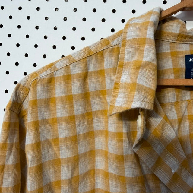JOHN LEWIS / check button-up shirt / L (3917847311005270706)
