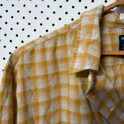 JOHN LEWIS / check button-up shirt / L (3917847311005270706)