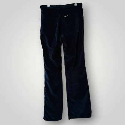1970s 1980s american vintage / MEMBERS ONLY / plush blue velvet pants / M (3917847466856892220)