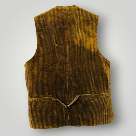1970s german vintage / Mosters / corduroy "Zunftwesten" guild vest / L (3917847475692244040)