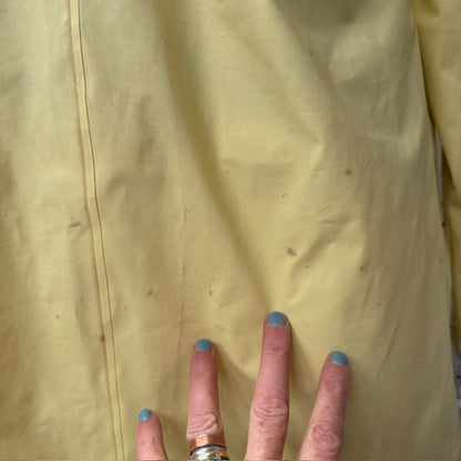 RAINS / pale butter yellow raincoat / s (3917951784472766548)
