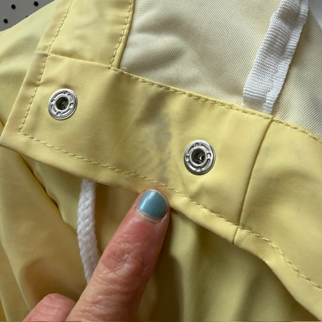 RAINS / pale butter yellow raincoat / s (3917951789086883887)