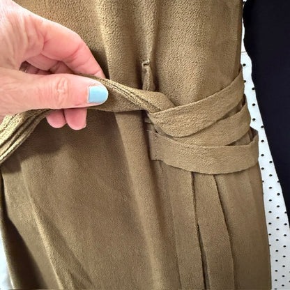 MILD RED / green maxi dress / 10 / made in nz (3917951843078362095)