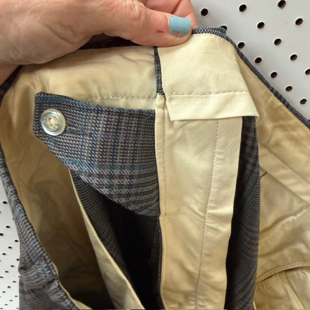 1970s vintage / DUGSON / men's suit / glen plaid woven wool / M (3917951864357892101)