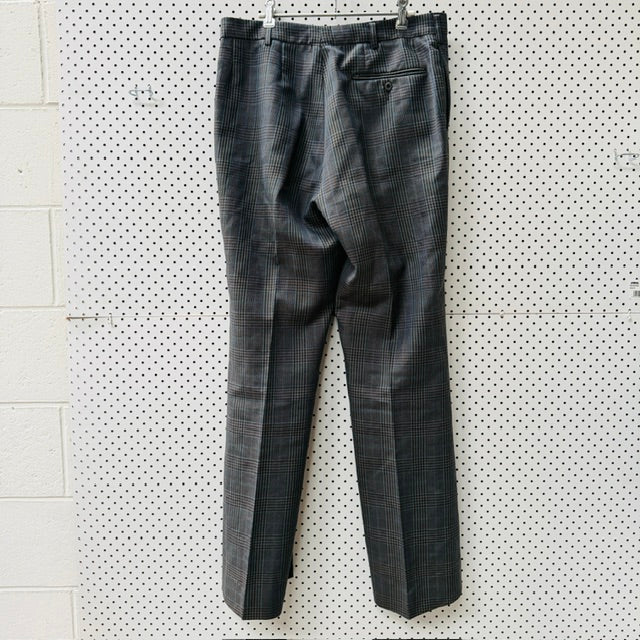 1970s vintage / DUGSON / men's suit / glen plaid woven wool / M (3917951865833203401)