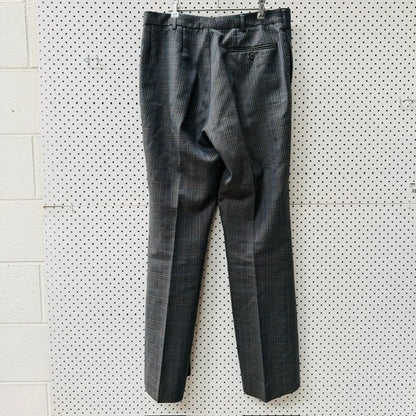 1970s vintage / DUGSON / men's suit / glen plaid woven wool / M (3917951865833203401)