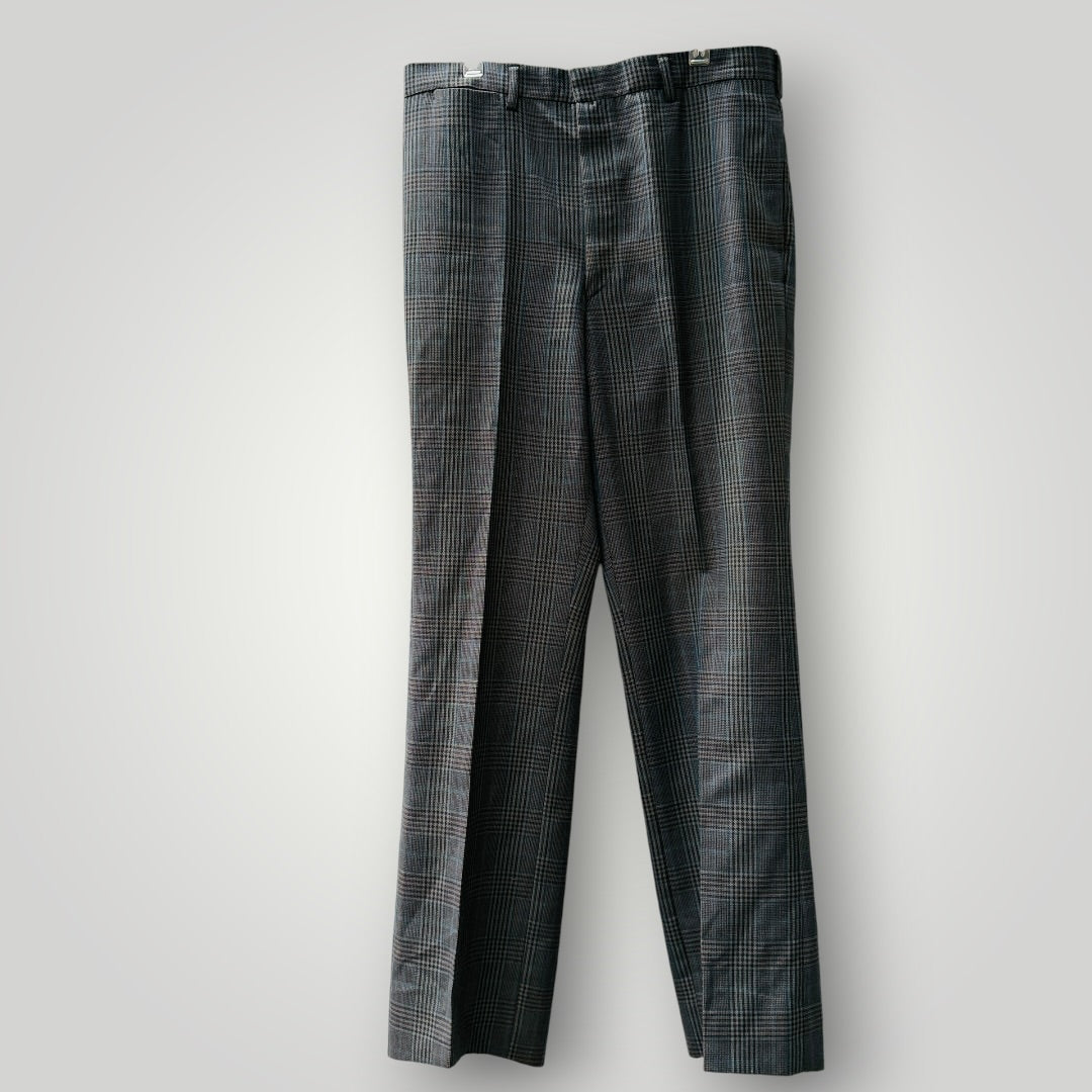 1970s vintage / DUGSON / men's suit / glen plaid woven wool / M (3917951909925750443)