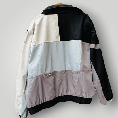 VFILES / vintage styled oversized colourblock track jacket / XL (3917951914824493586)