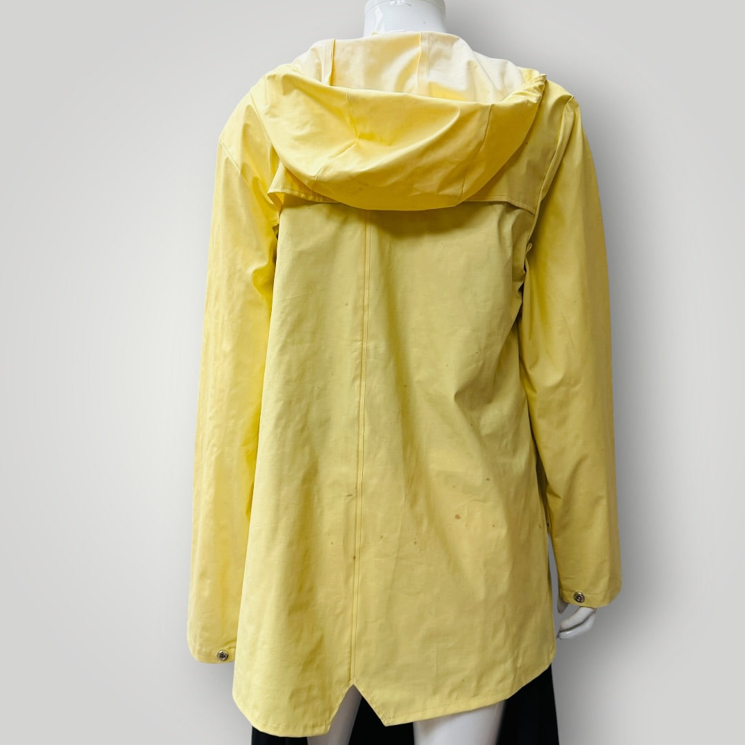 RAINS / pale butter yellow raincoat / s (3917951957618898993)