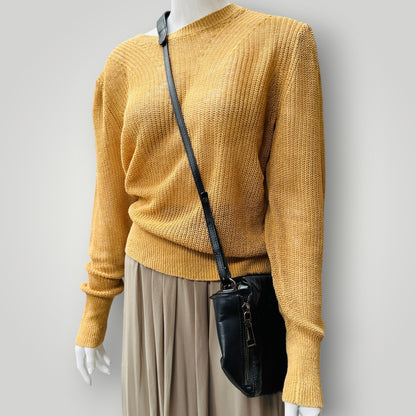 Status Anxiety / "The Ascendants" crossbody bag in leather and fur (3917951990539858300)