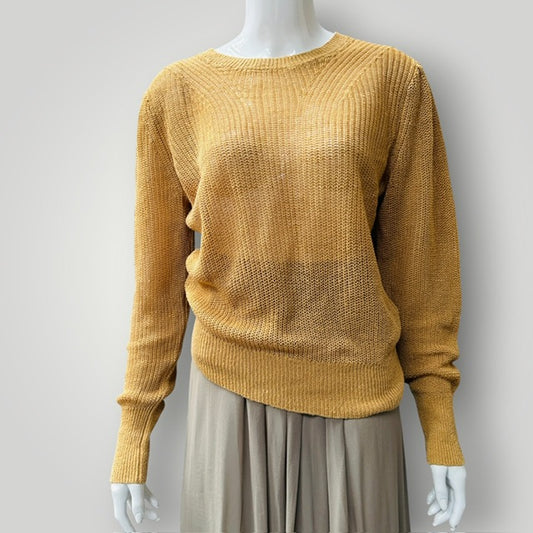 SPORTSCRAFT / coarse weave linen jumper / s (3918020942364959146)