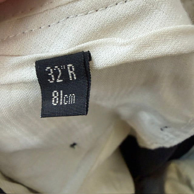 1990s vintage / double breasted pleated pants wool suit / s/m (3918290148062602308)