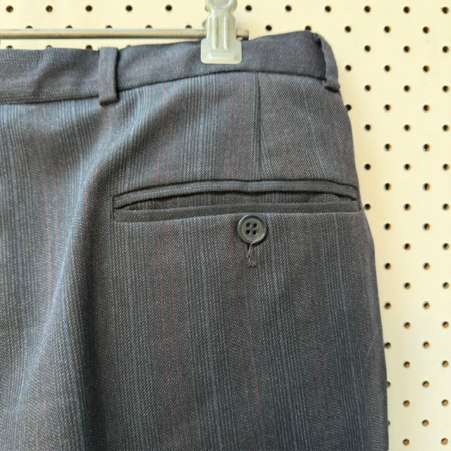 1990s vintage / double breasted pleated pants wool suit / s/m (3918290151980919695)