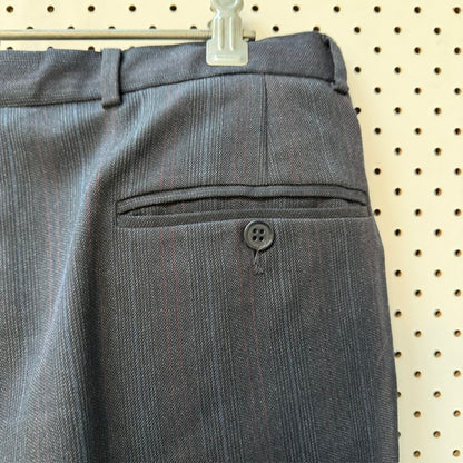 1990s vintage / double breasted pleated pants wool suit / s/m (3918290151980919695)