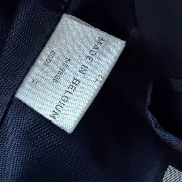 1990s vintage / double breasted pleated pants wool suit / s/m (3918290163519306695)