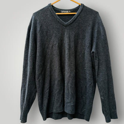 NATIVEWORLD / merino possum silk grey jumper / M (3918290611156623785)