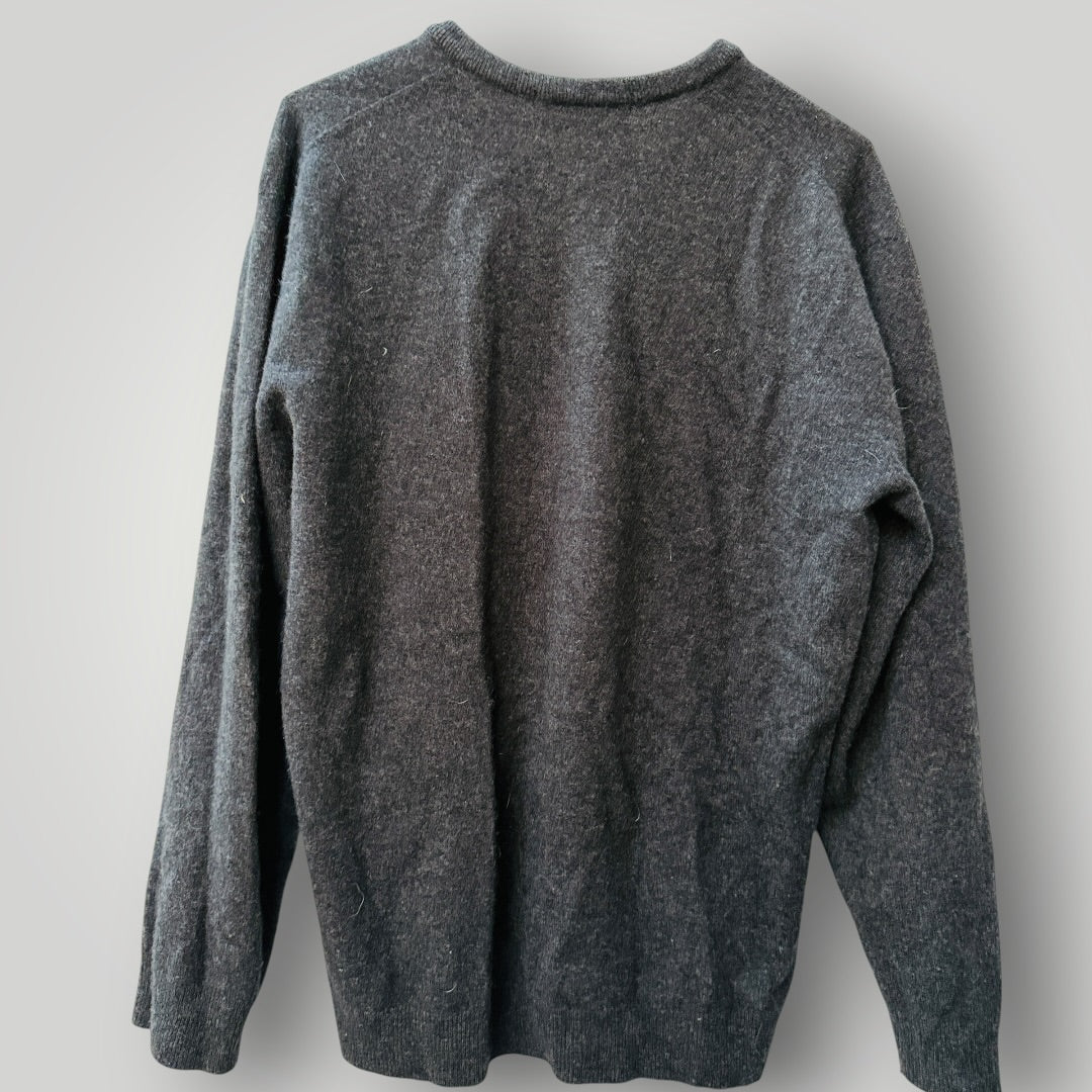 NATIVEWORLD / merino possum silk grey jumper / M (3918290613620609002)