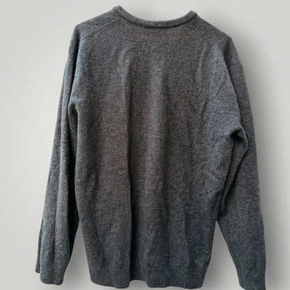 NATIVEWORLD / merino possum silk grey jumper / M (3918290613620609002)