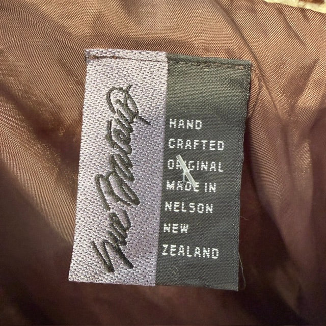 SUE BATEUP / hand woven wool jacket / made in nz / m (3918299255540385850)