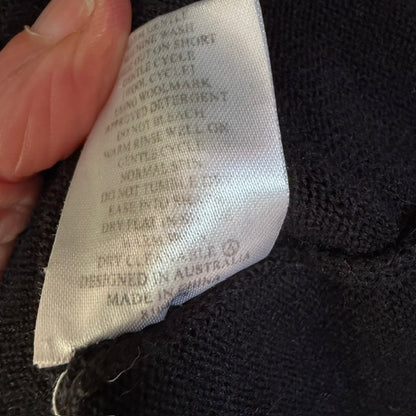 FIELDS / machine washable wool / high neck jumper / XL (3918299365628686461)