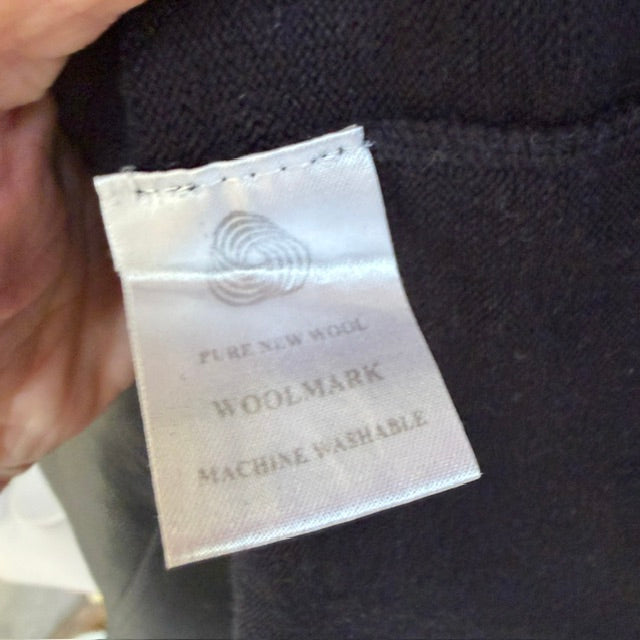 FIELDS / machine washable wool / high neck jumper / XL (3918299368458058913)