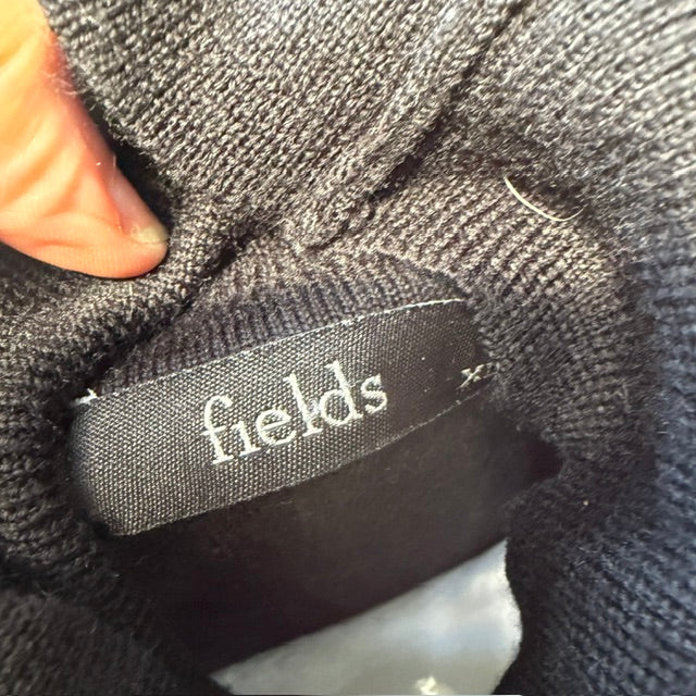 FIELDS / machine washable wool / high neck jumper / XL (3918299372464511781)