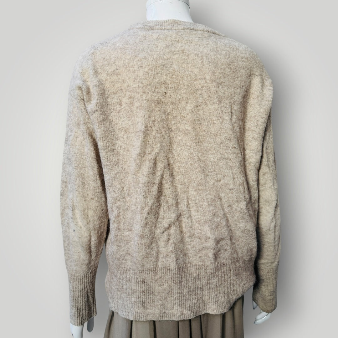 COUNTRY ROAD / wool mohair blend jumper / m (3918299602226446859)