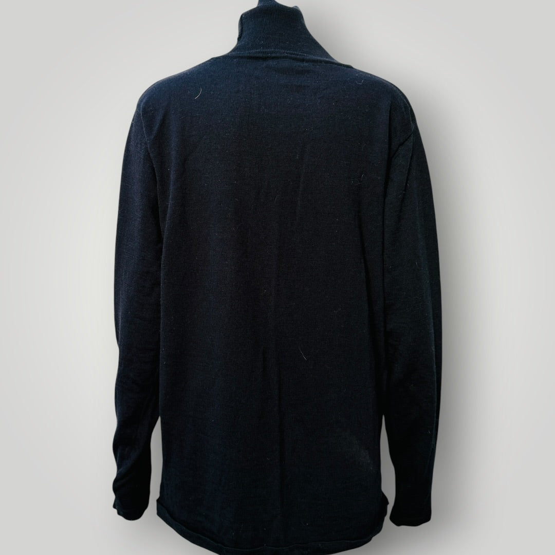 FIELDS / machine washable wool / high neck jumper / XL (3918299607448616930)