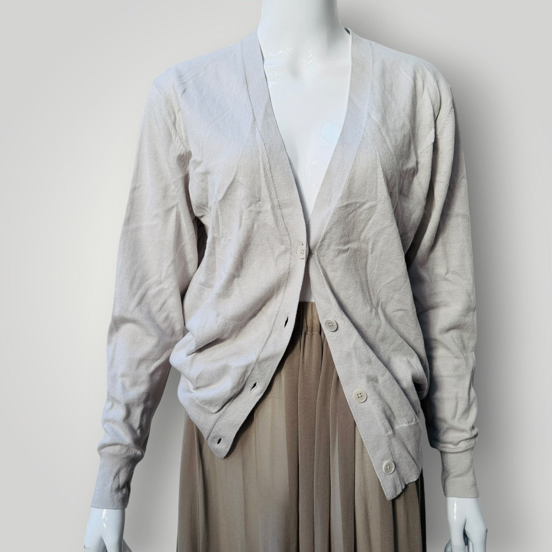 JAC + JACK / cotton cashmere cardigan / M (3918299619794753225)