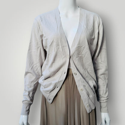 JAC + JACK / cotton cashmere cardigan / M (3918299619794753225)