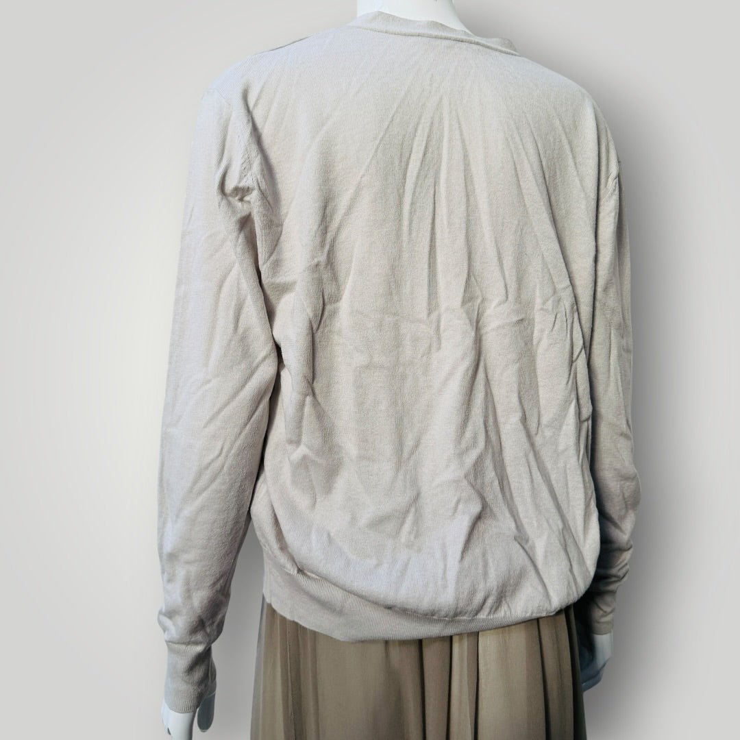 JAC + JACK / cotton cashmere cardigan / M (3918299621494587590)
