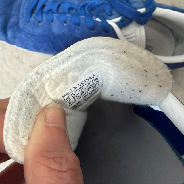 Adidas Gazelle "Stitch And Turn" / Blue leather / 38 (3918404376407426467)