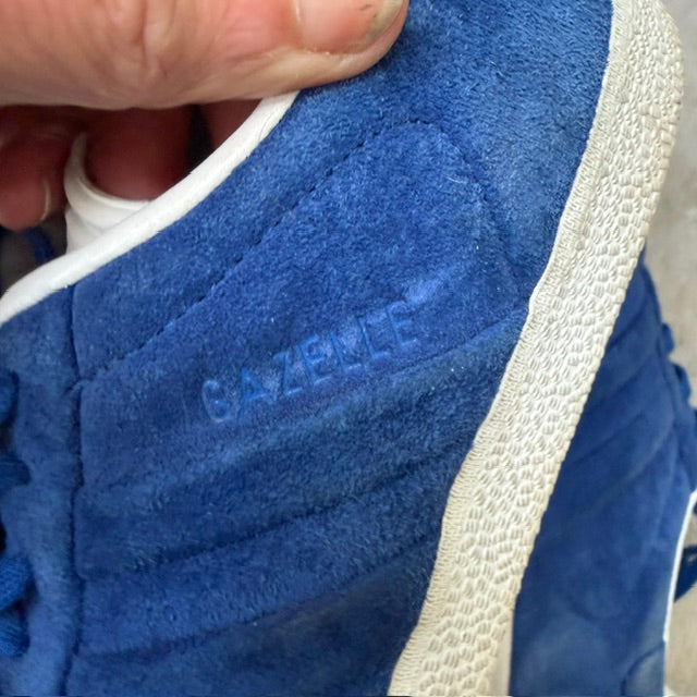 Adidas Gazelle "Stitch And Turn" / Blue leather / 38 (3918404381372656683)