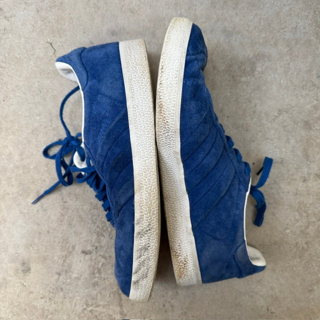Adidas Gazelle "Stitch And Turn" / Blue leather / 38 (3918404385523864746)