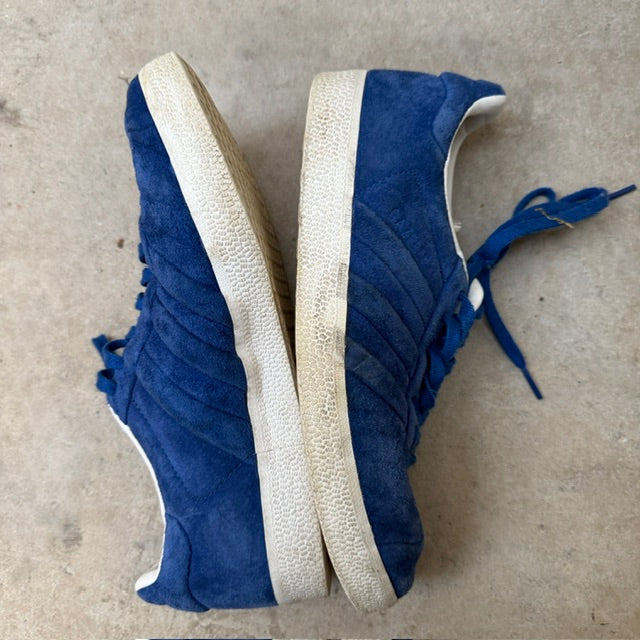 Adidas Gazelle "Stitch And Turn" / Blue leather / 38 (3918404387045151077)