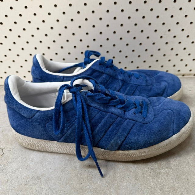 Adidas Gazelle "Stitch And Turn" / Blue leather / 38 (3918404397120997308)
