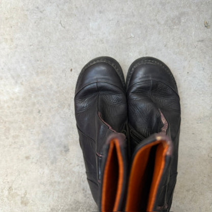 y2k vintage / EJECT / leather boots / 40 (3918404428127168517)