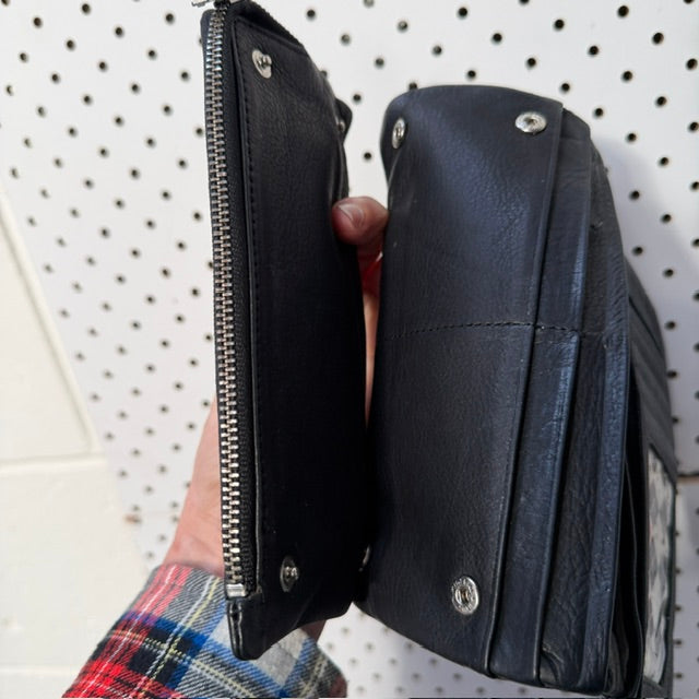 STATUS ANXIETY / leather wallet (3918404438160049725)