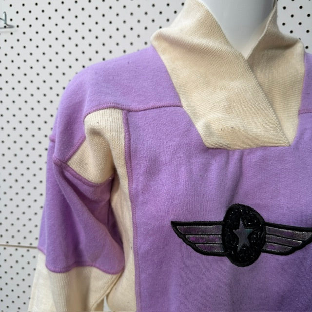 1980s vintage / AUBYN / knit top with patterns / made in nz / s (3918464873306022056)