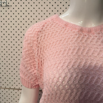1970s vintage / baby pink top / s (3918464903914056619)