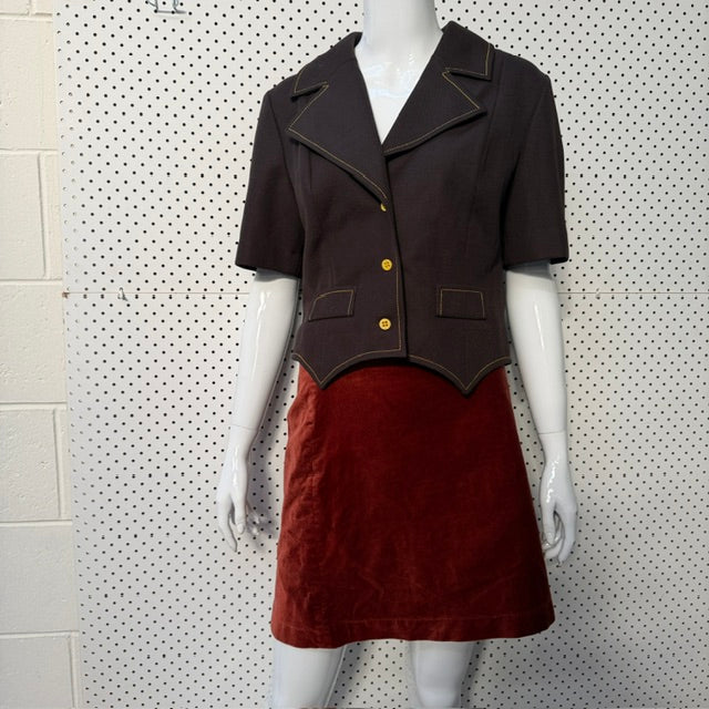 PRINCESS HIGHWAY / velvet mini skirt / 10 (3918553726449774367)
