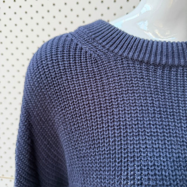 PORTER JAMES SPORTS / navy ribbed knit / XXL (3918975153481642407)