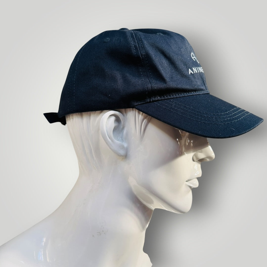 ANINE BING / blue logo baseball cap (3918975295284421298)
