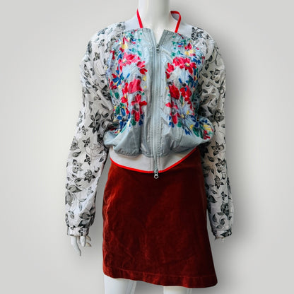 Adidas x Stella McCartney floral bomber / m (3918975313897891589)