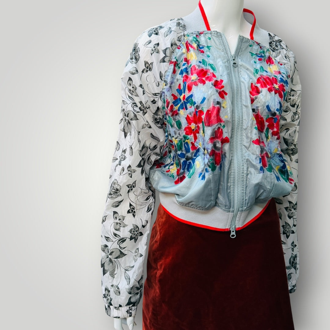 Adidas x Stella McCartney floral bomber / m (3918975325989543054)